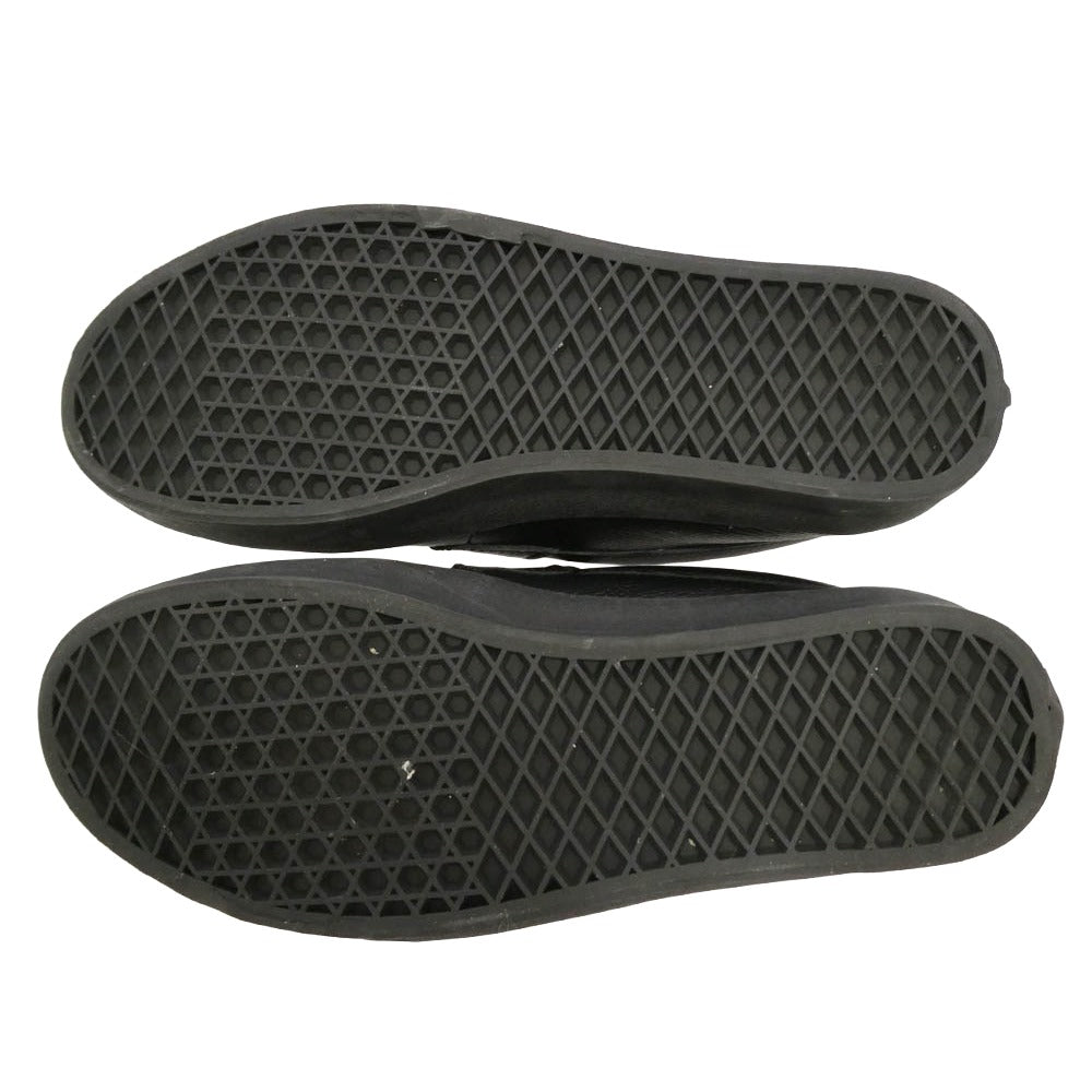 VANS バンズ VN000VAQBKA SKATE LOAFER レザー スケート レザー スリッポン ブラック系 28.5【中古】