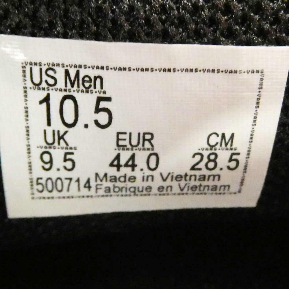VANS バンズ VN000VAQBKA SKATE LOAFER レザー スケート レザー スリッポン ブラック系 28.5【中古】
