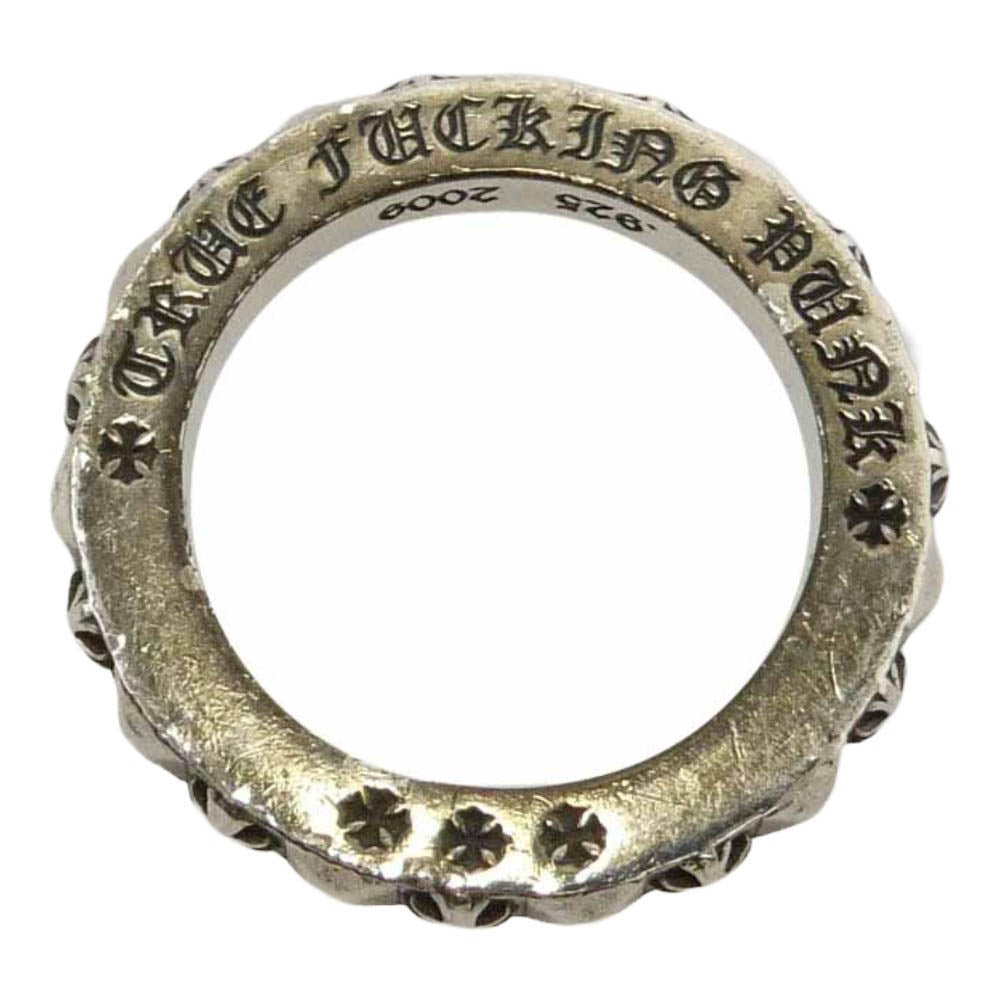CHROME HEARTS クロムハーツ（原本無） TFP PNK PLS トゥルーファッキンパンク プラスパンク リング シルバー系 約9号【中古】