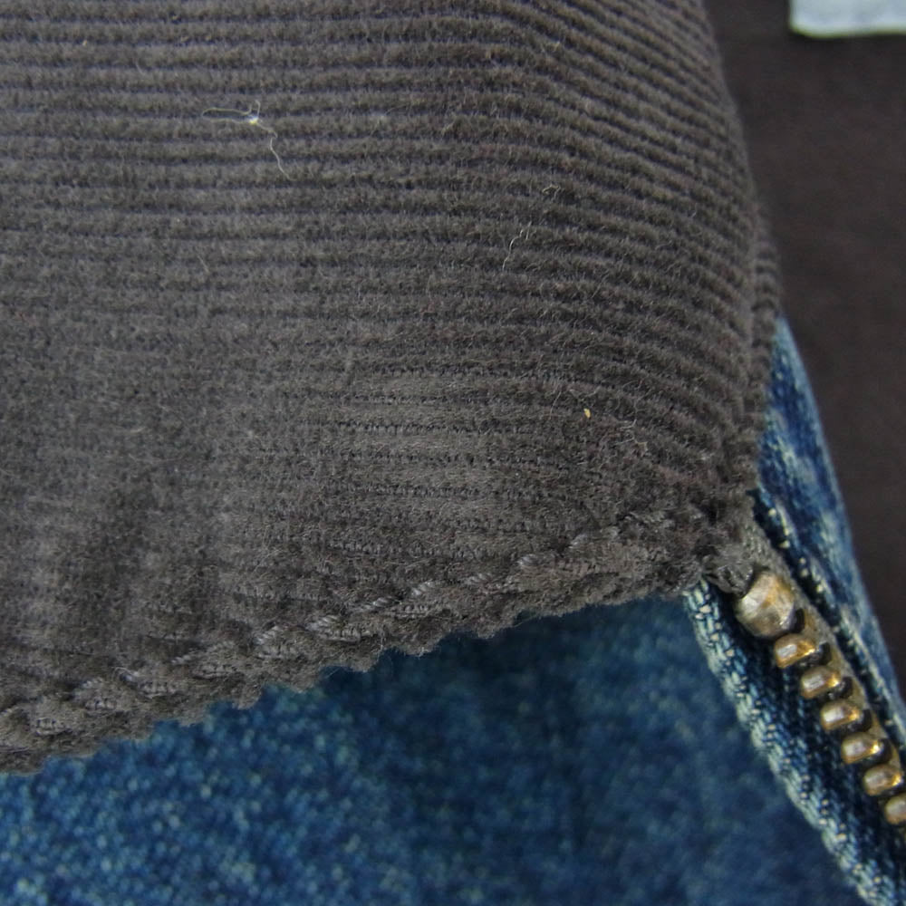 ディスイズネバーザット TN253WOWHS08 Denim Work Jacket 襟コーデュロイ切替 ジップアップ デニム ワーク ジャケット インディゴブルー系 M【中古】