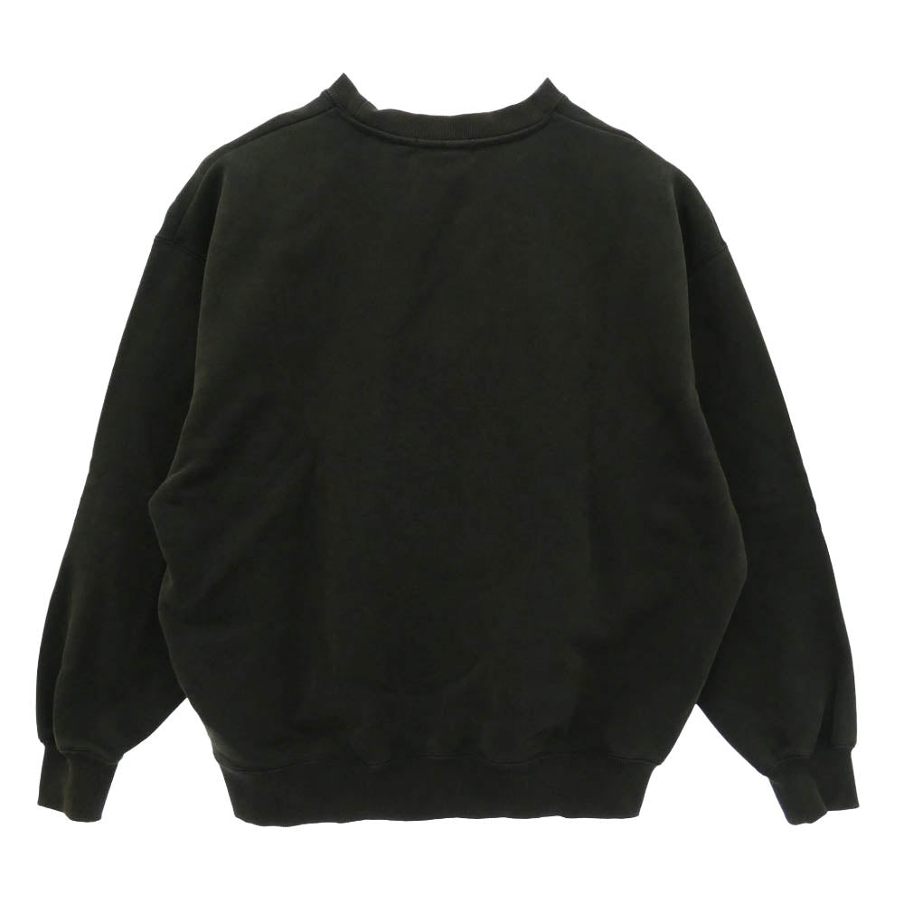 WIND AND SEA ウィンダンシー WDS-O-HRT-25-Q2-CS-03 CREWNECK SWEATSHIRT HEART クルーネック スウェットシャツ ハート トレーナー ブラック系 M【中古】