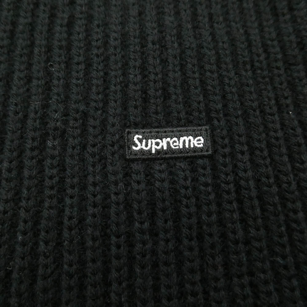 Supreme シュプリーム 25AW Small Box Logo Polo Sweater スモールボックスロゴ ニット ポロ セーター BLACK ブラック系 M【中古】