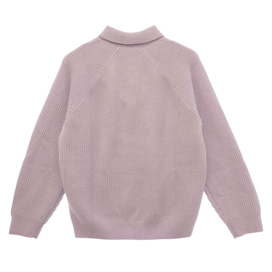 Supreme シュプリーム 25AW Small Box Logo Polo Sweater スモールボックスロゴ ニット ポロ セーター パープル系 M【中古】