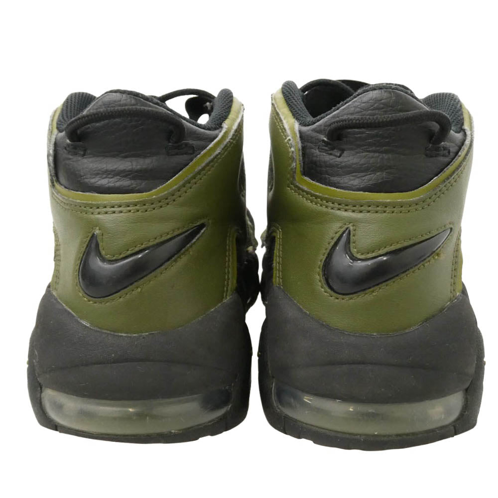NIKE ナイキ DH8011-001 Air More Uptempo '96 Rough Green エアモアアップテンポ モアテン スニーカー ブラック系 モスグリーン系 26.5cm【中古】