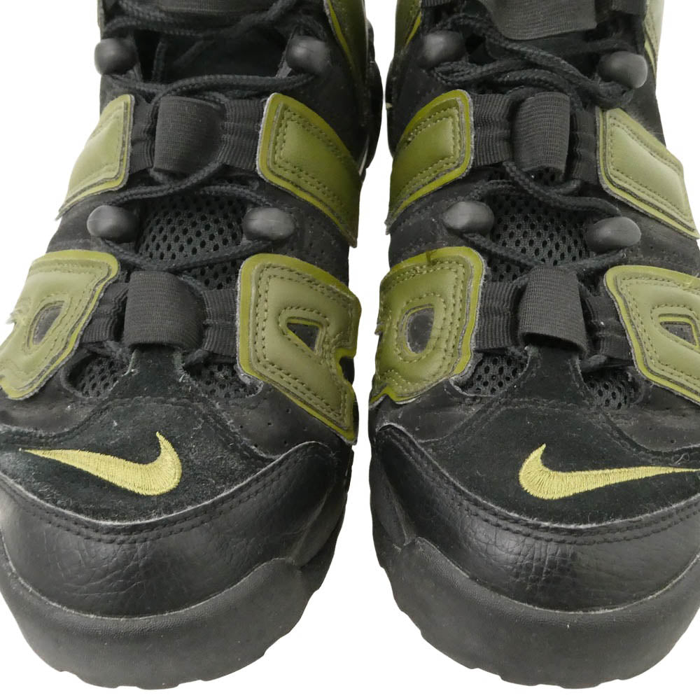 NIKE ナイキ DH8011-001 Air More Uptempo '96 Rough Green エアモアアップテンポ モアテン スニーカー ブラック系 モスグリーン系 26.5cm【中古】