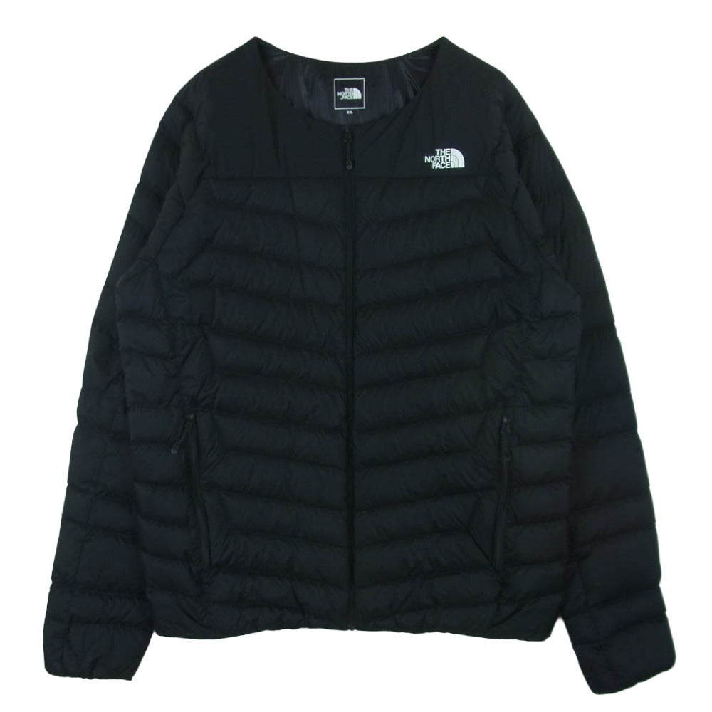 THE NORTH FACE ノースフェイス NY82313 Thunder Roundneck jacket サンダーラウンドネック ダウン ジャケット ブラック系 XXL【中古】