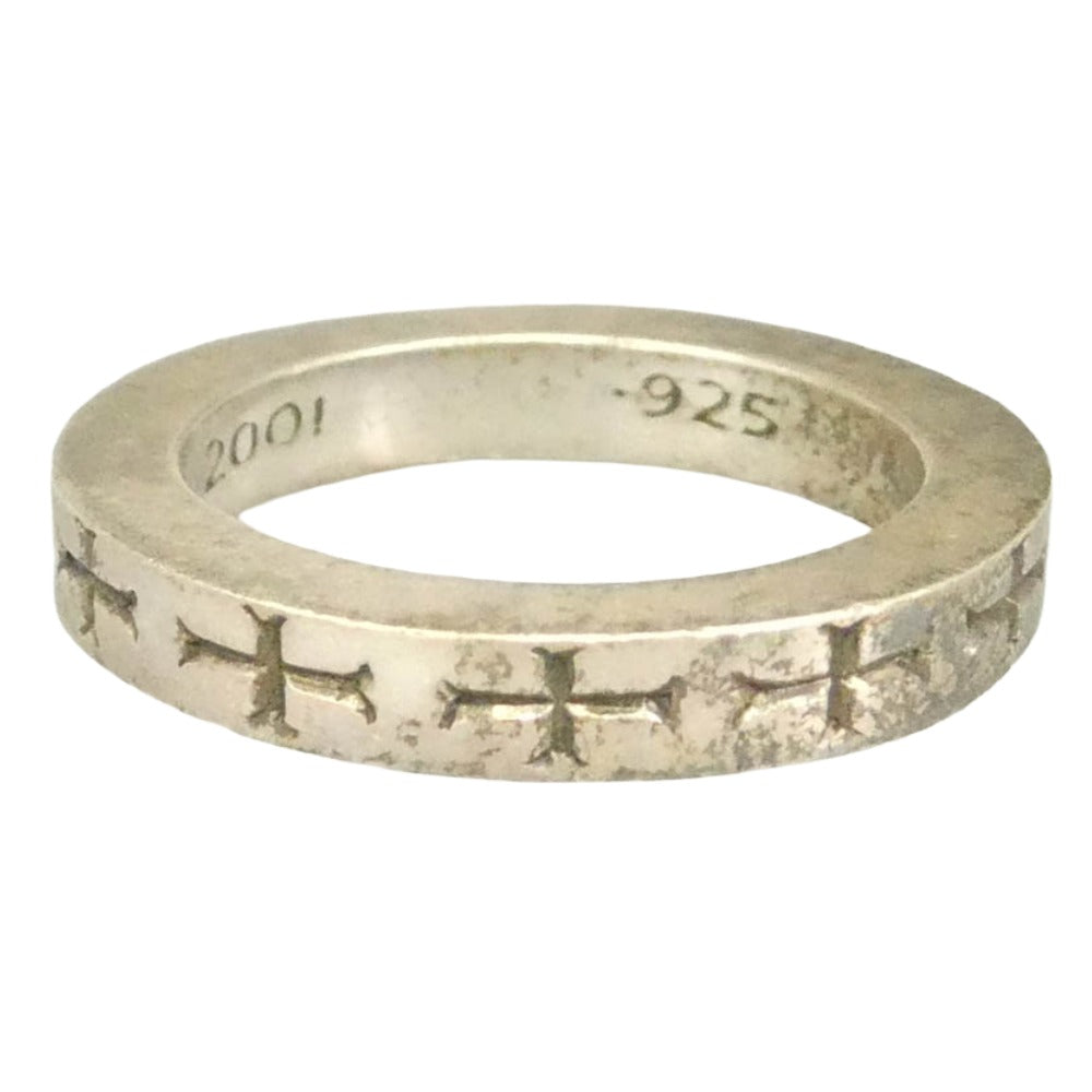 CHROME HEARTS クロムハーツ（原本無） 3mm SPACER FUCKYOU ファックユー スペーサー リング アフター1Pダイヤ シルバー系 約9号【中古】