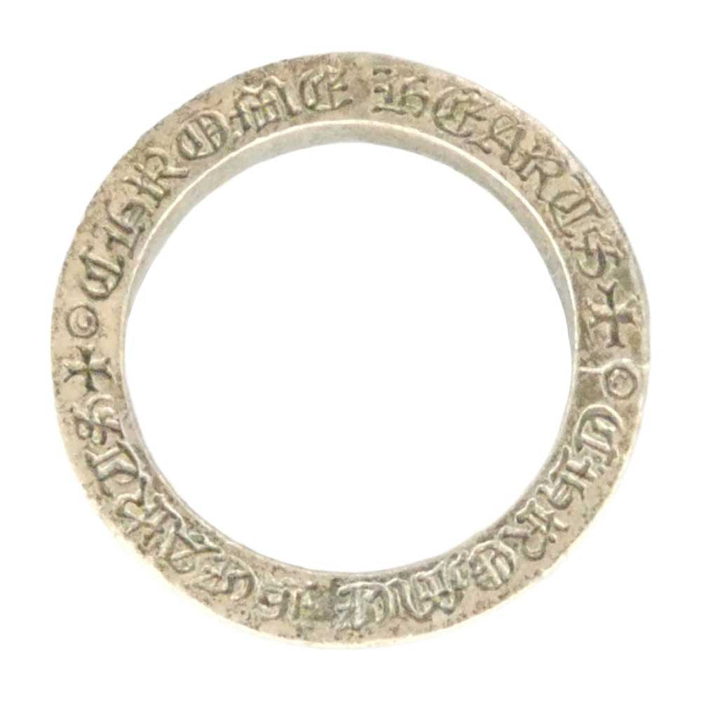 CHROME HEARTS クロムハーツ（原本無） 3mm SPACER FUCKYOU ファックユー スペーサー リング アフター1Pダイヤ シルバー系 約9号【中古】