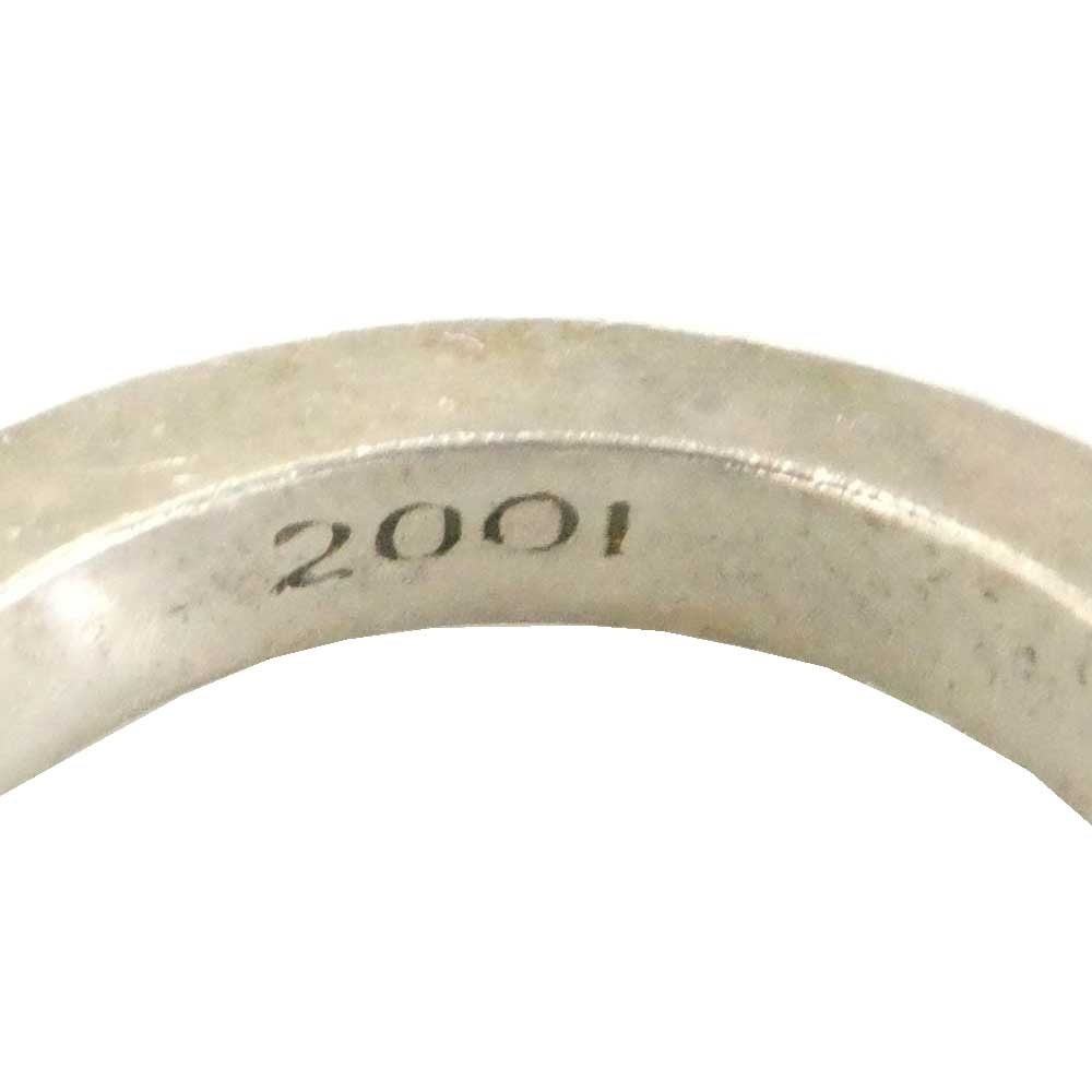 CHROME HEARTS クロムハーツ（原本無） 3mm SPACER FUCKYOU ファックユー スペーサー リング アフター1Pダイヤ シルバー系 約9号【中古】