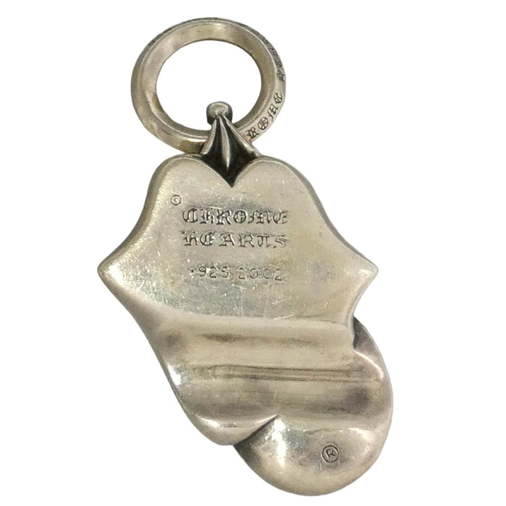 CHROME HEARTS クロムハーツ（原本無） LIPSTONGUE PENDANT リップアンドタン ペンダント トップ シルバー系【中古】
