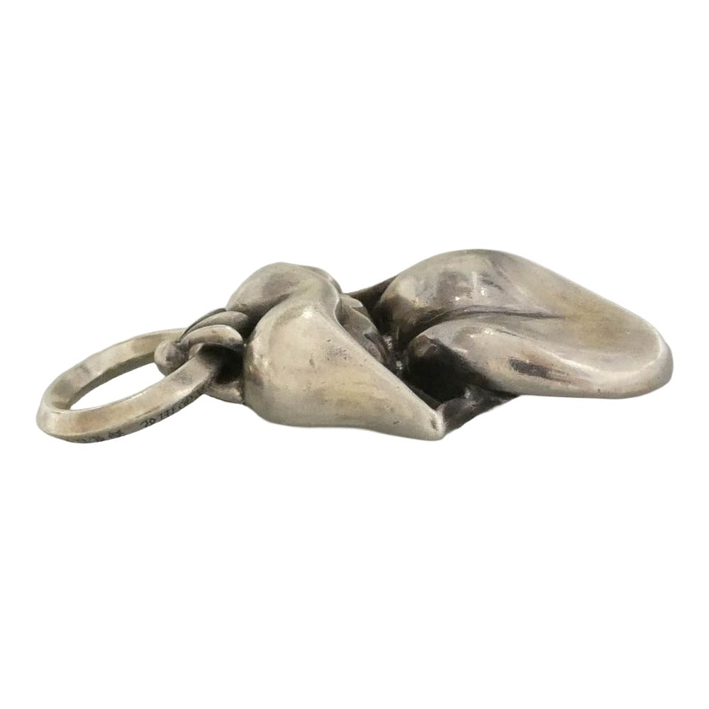CHROME HEARTS クロムハーツ（原本無） LIPSTONGUE PENDANT リップアンドタン ペンダント トップ シルバー系【中古】