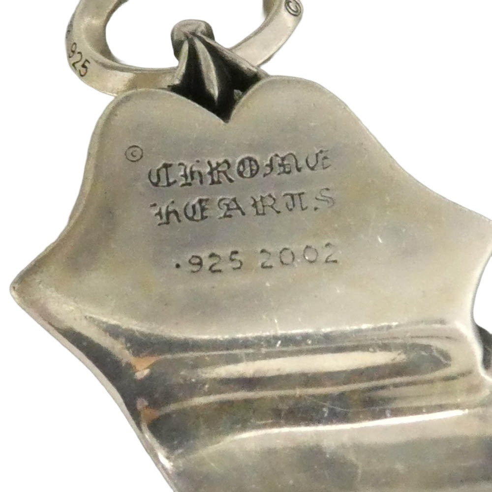 CHROME HEARTS クロムハーツ（原本無） LIPSTONGUE PENDANT リップアンドタン ペンダント トップ シルバー系【中古】