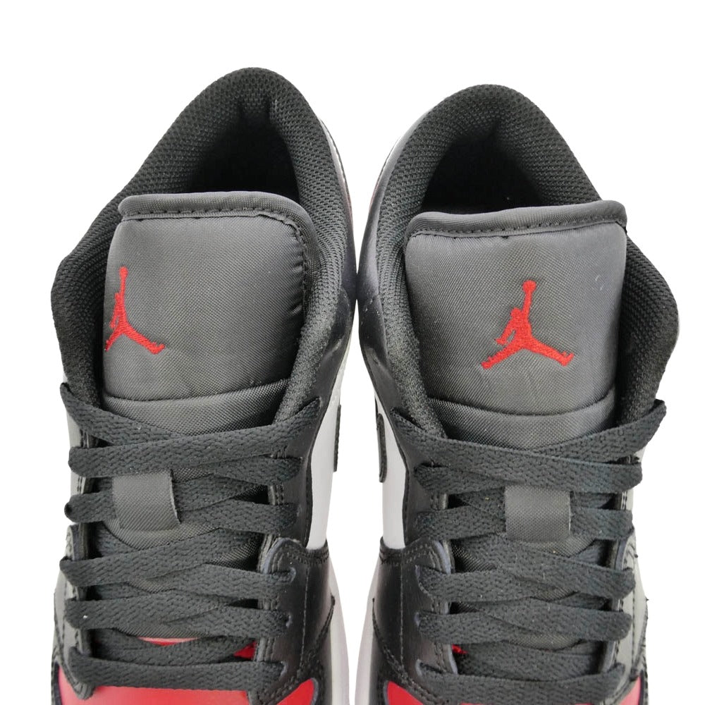 NIKE ナイキ 553558-161 Air Jordan 1 Low Bred Toe エアジョーダン1 ロー ブレッドトゥ ローカット スニーカー マルチカラー系 27.5cm【極上美品】【中古】