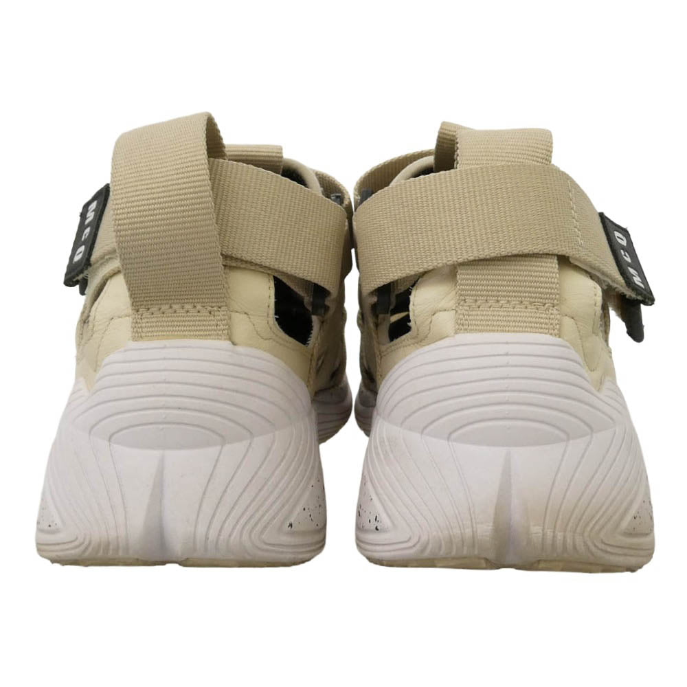 Alexander McQueen アレキサンダーマックイーン ロゴ ベルクロストラップ サンダルスニーカー ベージュ系 ホワイト系 41【中古】