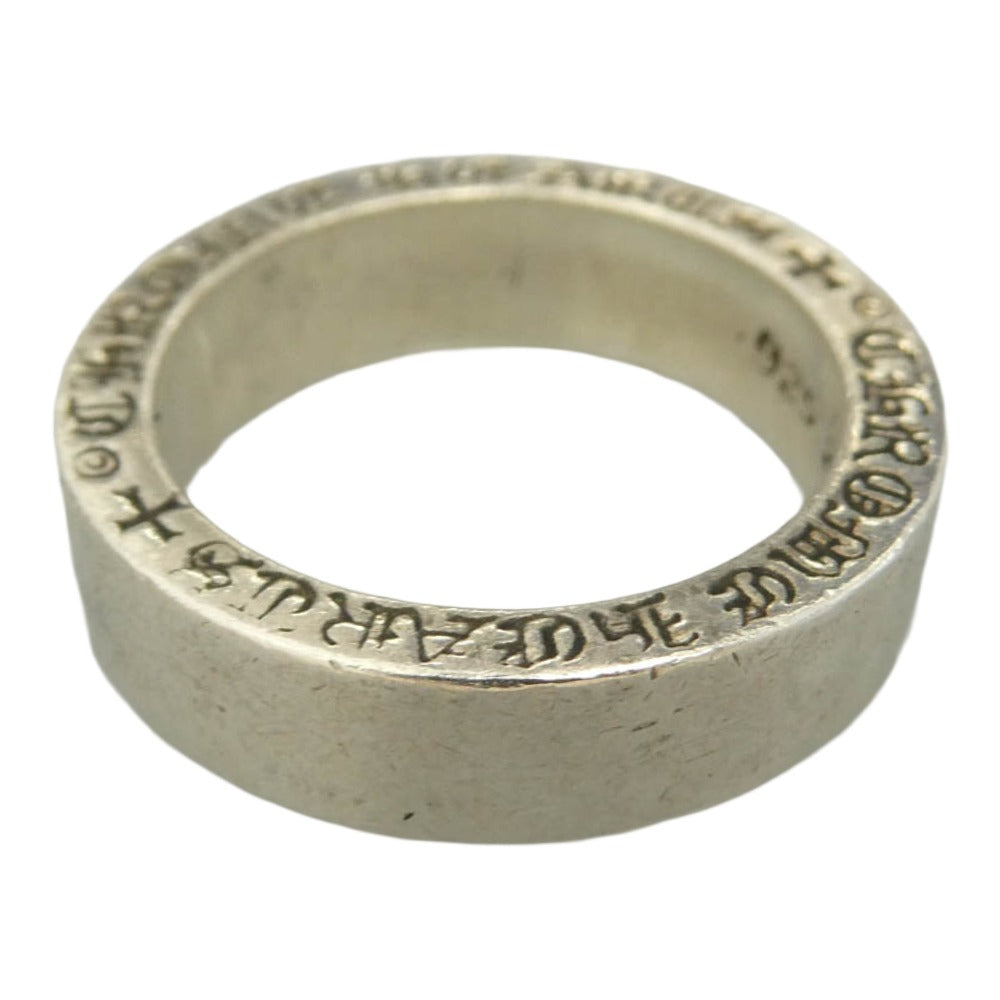 CHROME HEARTS クロムハーツ（原本無） 6mm SPACER PLN スペーサーリング プレーン シルバー系 19号【中古】
