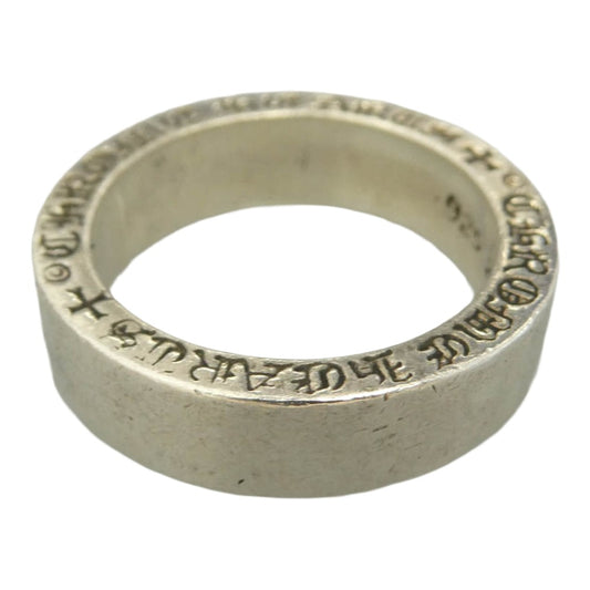 CHROME HEARTS クロムハーツ（原本無） 6mm SPACER PLN スペーサーリング プレーン シルバー系 19号【中古】