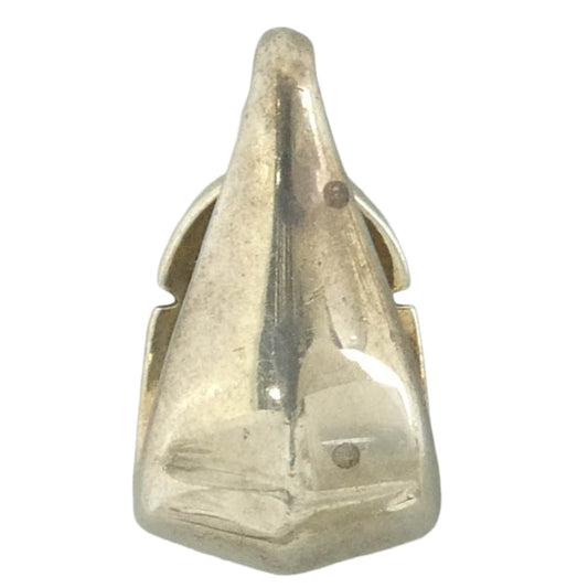CHROME HEARTS クロムハーツ（原本無） FLERKNEE TEARDROP フレアニーティアドロップ ネックレス ペンダントトップ シルバー系【中古】