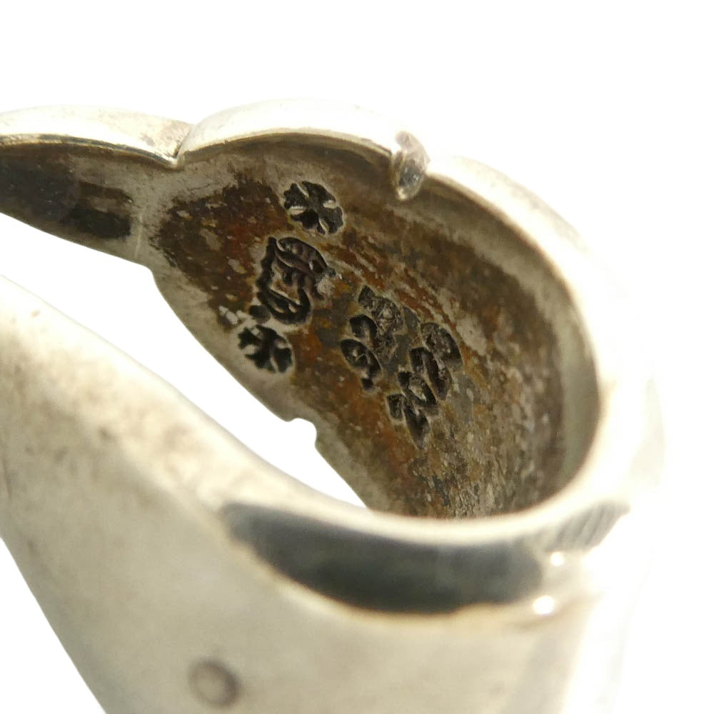 CHROME HEARTS クロムハーツ（原本無） FLERKNEE TEARDROP フレアニーティアドロップ ネックレス ペンダントトップ シルバー系【中古】