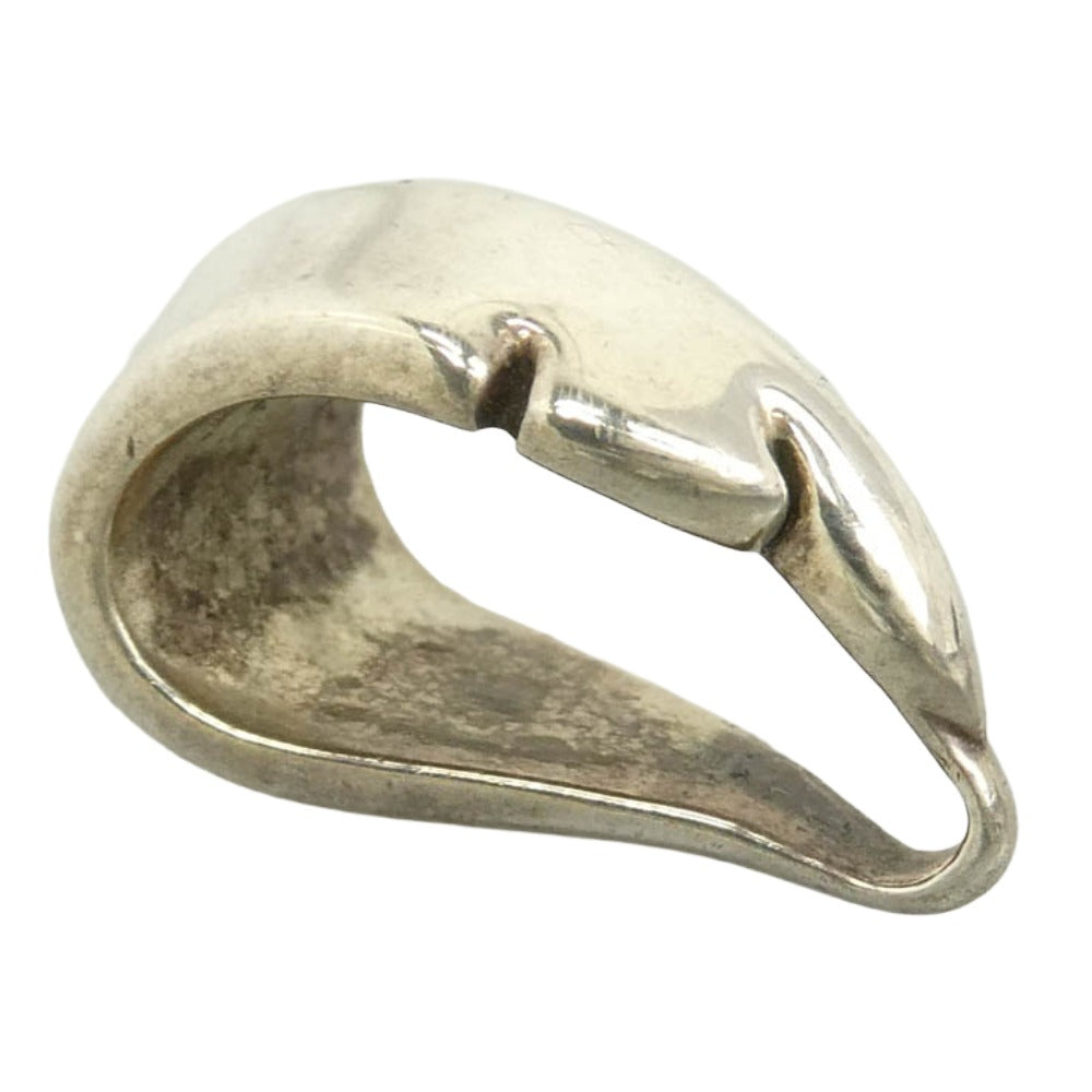 CHROME HEARTS クロムハーツ（原本無） FLERKNEE TEARDROP フレアニーティアドロップ ネックレス ペンダントトップ シルバー系【中古】