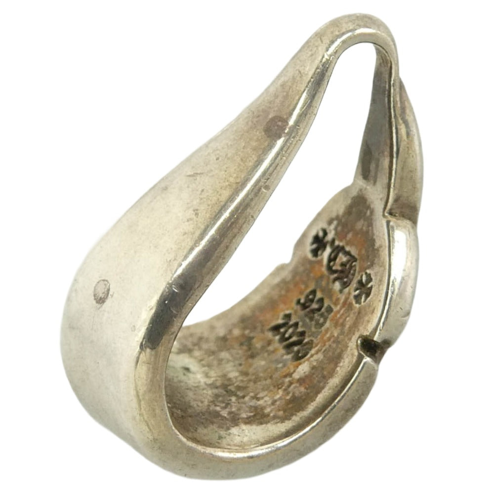 CHROME HEARTS クロムハーツ（原本無） FLERKNEE TEARDROP フレアニーティアドロップ ネックレス ペンダントトップ シルバー系【中古】