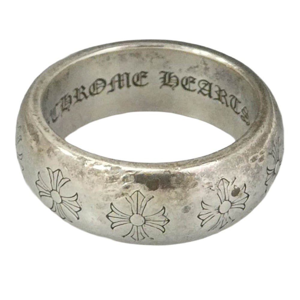 CHROME HEARTS クロムハーツ（原本無） 国内レシート付属 RND 10mm ラウンド リング シルバー系 24号【中古】
