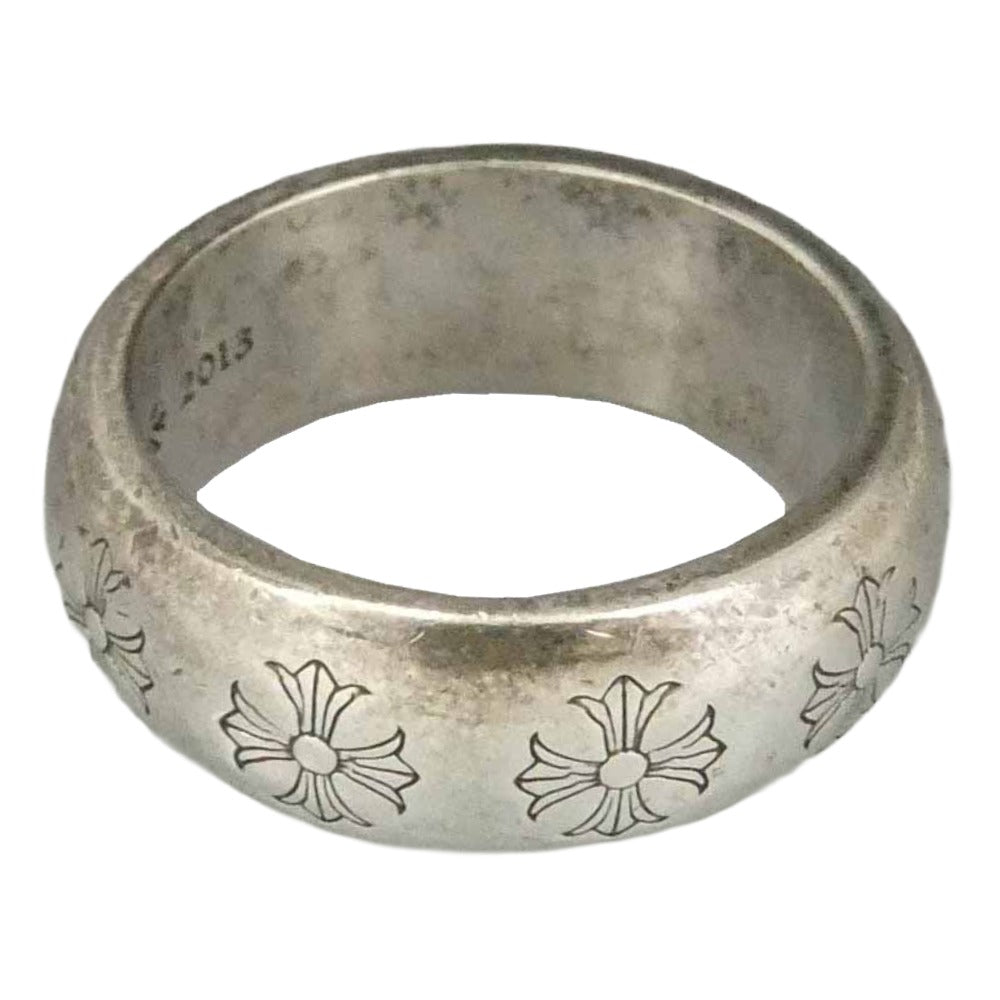 CHROME HEARTS クロムハーツ（原本無） 国内レシート付属 RND 10mm ラウンド リング シルバー系 24号【中古】