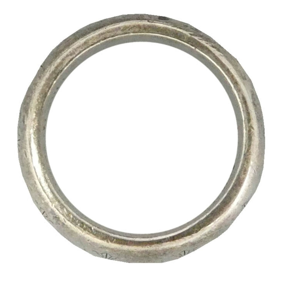 CHROME HEARTS クロムハーツ（原本無） 国内レシート付属 RND 10mm ラウンド リング シルバー系 24号【中古】