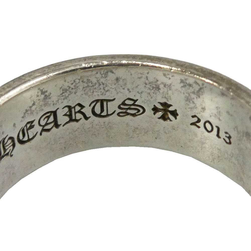 CHROME HEARTS クロムハーツ（原本無） 国内レシート付属 RND 10mm ラウンド リング シルバー系 24号【中古】