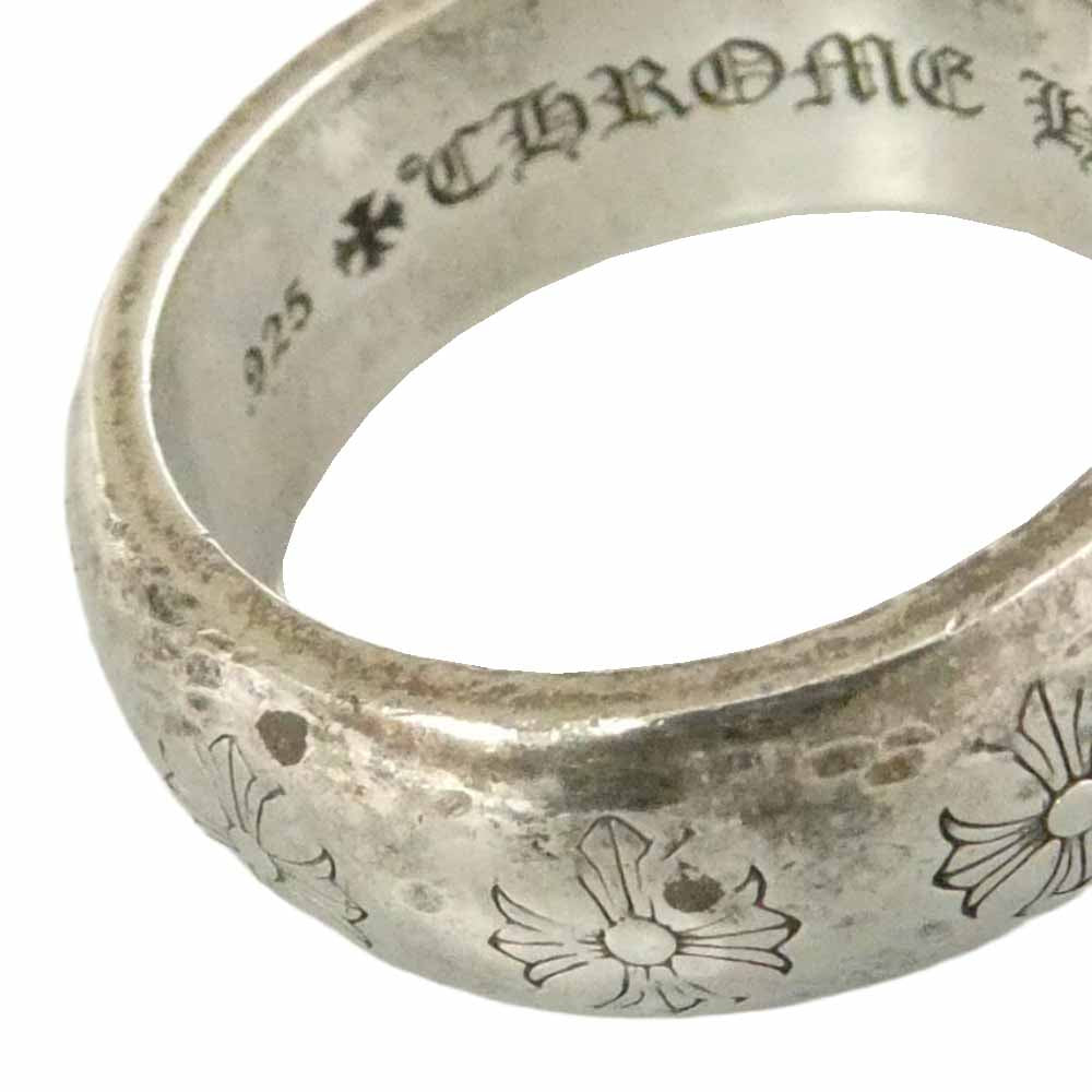 CHROME HEARTS クロムハーツ（原本無） 国内レシート付属 RND 10mm ラウンド リング シルバー系 24号【中古】