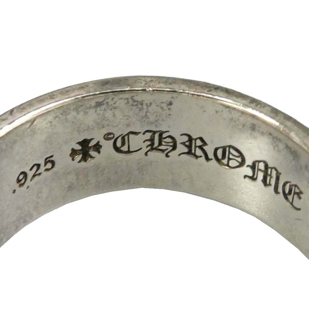 CHROME HEARTS クロムハーツ（原本無） 国内レシート付属 RND 10mm ラウンド リング シルバー系 24号【中古】