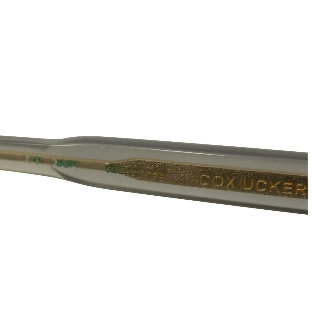 CHROME HEARTS クロムハーツ（原本無） COX UCKER アイウェア 眼鏡 メガネ グレー系 クリア系 52□19-153【中古】