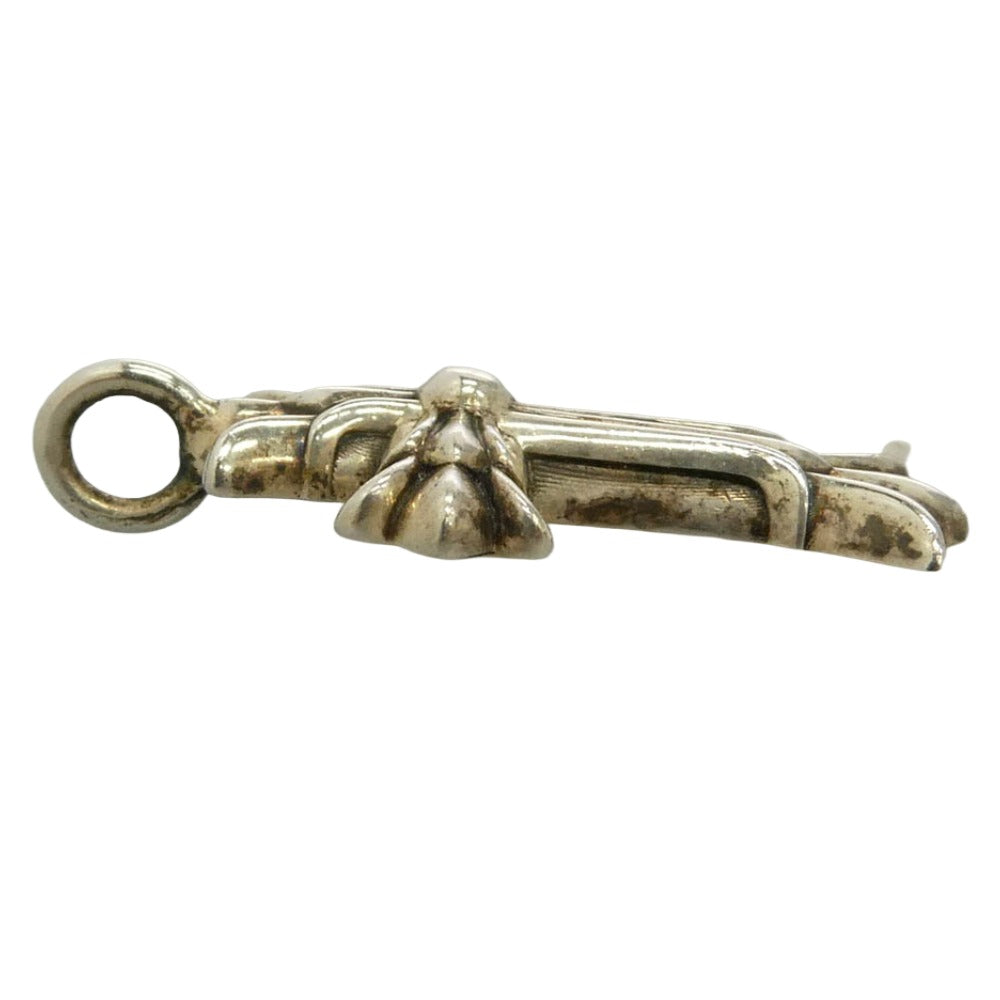 CHROME HEARTS クロムハーツ（原本無） DBL CH CRSP DMND ダブルCHクロスチャーム ペンダントトップ シルバー系【中古】
