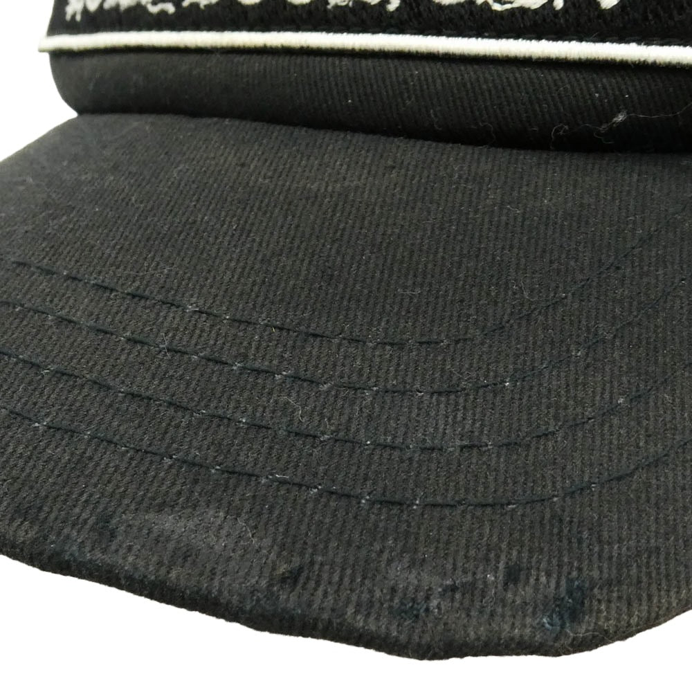 CHROME HEARTS クロムハーツ（原本無） TRUCKER CAP FUCK トラッカー キャップ クロスボール 帽子 ブラック系 53-60【中古】