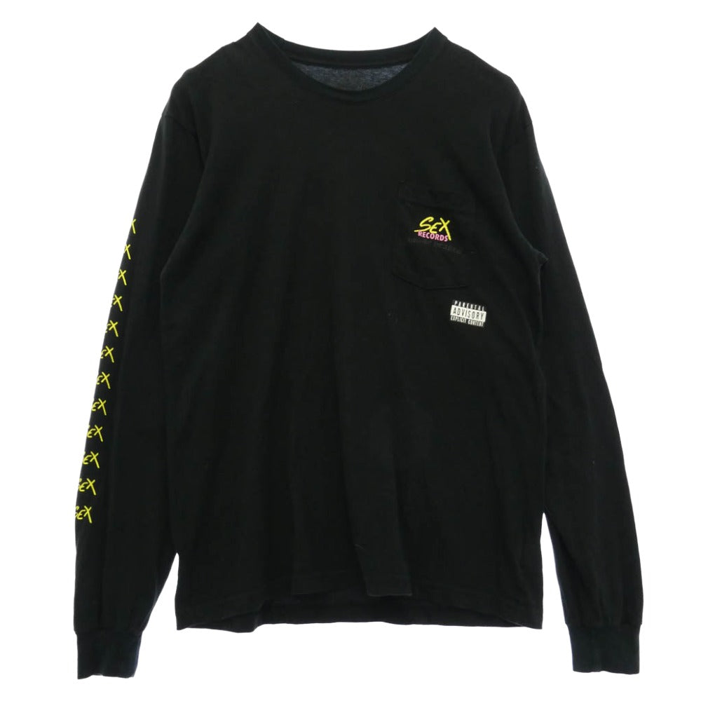 CHROME HEARTS クロムハーツ（原本無） matty boy PPO Sex Records マッティボーイ 長袖 ロングスリーブ カットソー Tシャツ ブラック系 XL【中古】