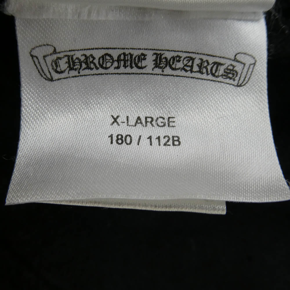 CHROME HEARTS クロムハーツ（原本無） HORSESHOE S/S TEE ホースシュープリント ポケット 半袖 Tシャツ カットソー ブラック系 XL【中古】
