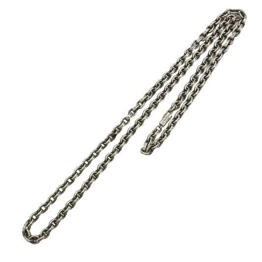 CHROME HEARTS クロムハーツ（原本無） 24inch PAPER CHAIN 24インチ ペーパーチェーン ネックレス シルバー系【中古】