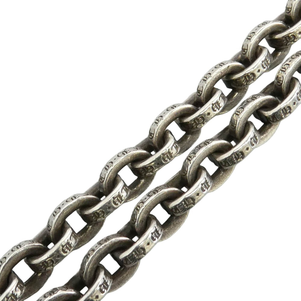 CHROME HEARTS クロムハーツ（原本無） 24inch PAPER CHAIN 24インチ ペーパーチェーン ネックレス シルバー系【中古】