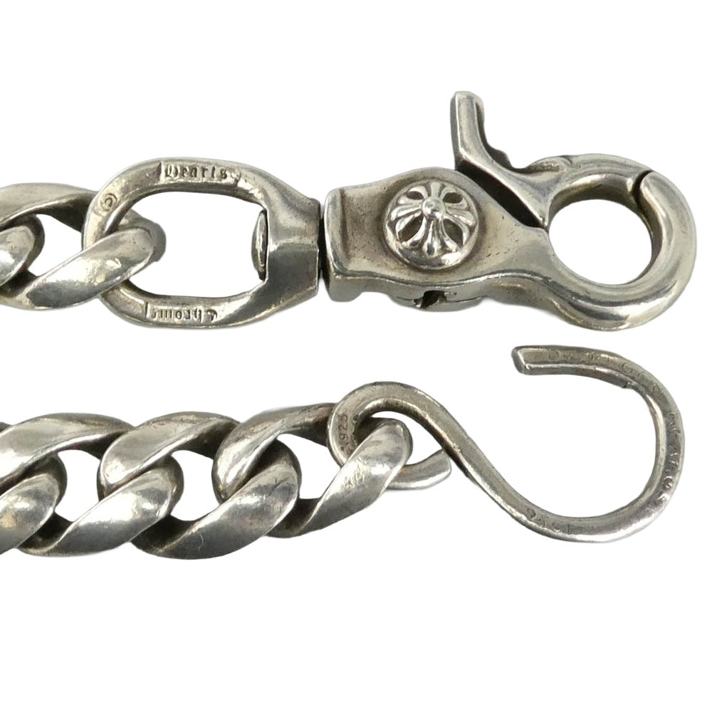 CHROME HEARTS クロムハーツ（原本無） CLASSIC SHORT-S 1クリップ ショート クラシック ウォレットチェーン シルバー系【中古】