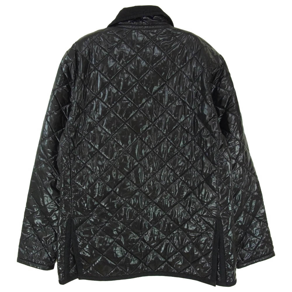 LAVENHAM ラベンハム 英国製 シャイニー ブラック キルティング ジャケット ブラック系 36【中古】