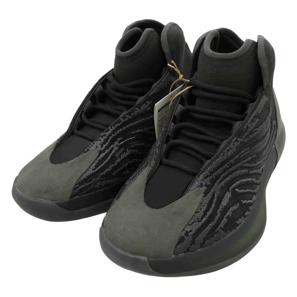 adidas アディダス 21AW GX1317 YEEZY Quantum Onyx イージー クォンタム オニキス ローカット スニーカー ブラック系 チャコール系 26.5cm【新古品】【未使用】【中古】