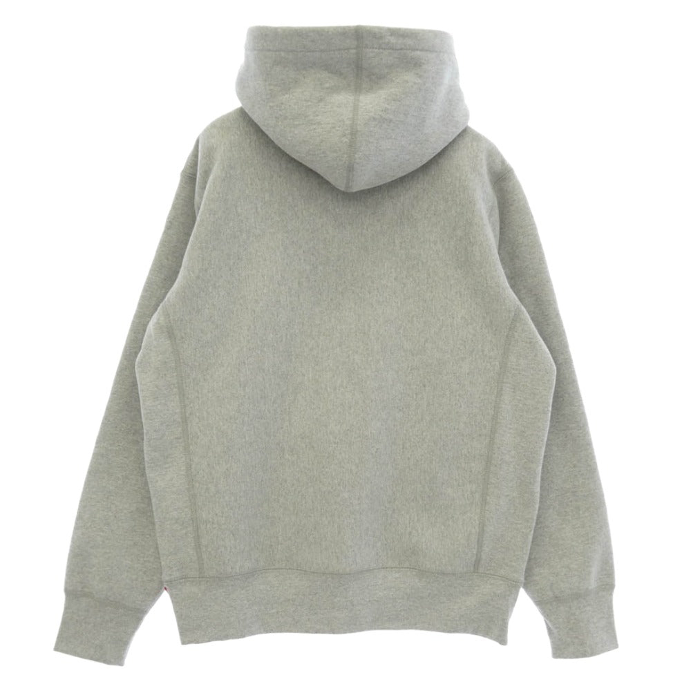 Supreme シュプリーム 19AW Sequin Viper Hooded Sweatshirt スパンコール スウェット パーカー フーディ グレー系 S【美品】【中古】