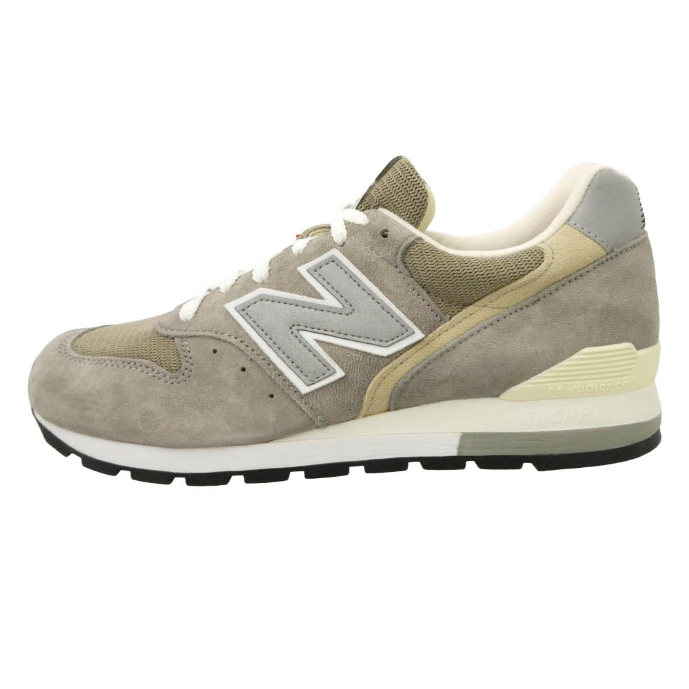 NEW BALANCE ニューバランス M996 USA製 グレー ローカット スニーカー グレー系 26cm【新古品】【未使用】【中古】
