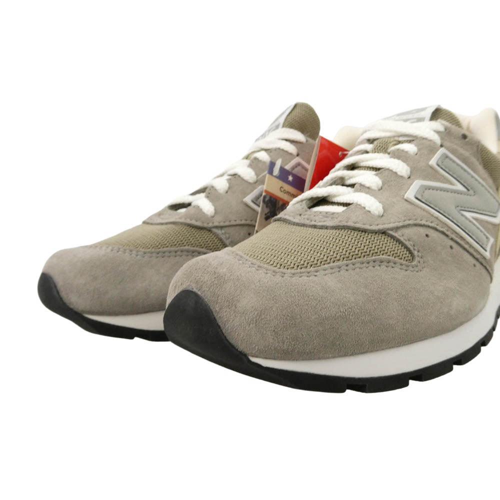 NEW BALANCE ニューバランス M996 USA製 グレー ローカット スニーカー グレー系 26cm【新古品】【未使用】【中古】