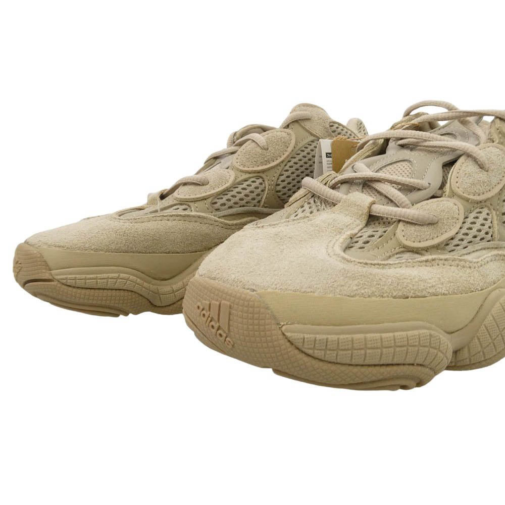 adidas アディダス 21SS GX3605 【フェイクバスターズ鑑定済】YEEZY 500 Taupe Light イージー トープライト ローカット スニーカー ベージュ系 26.5cm【新古品】【未使用】【中古】