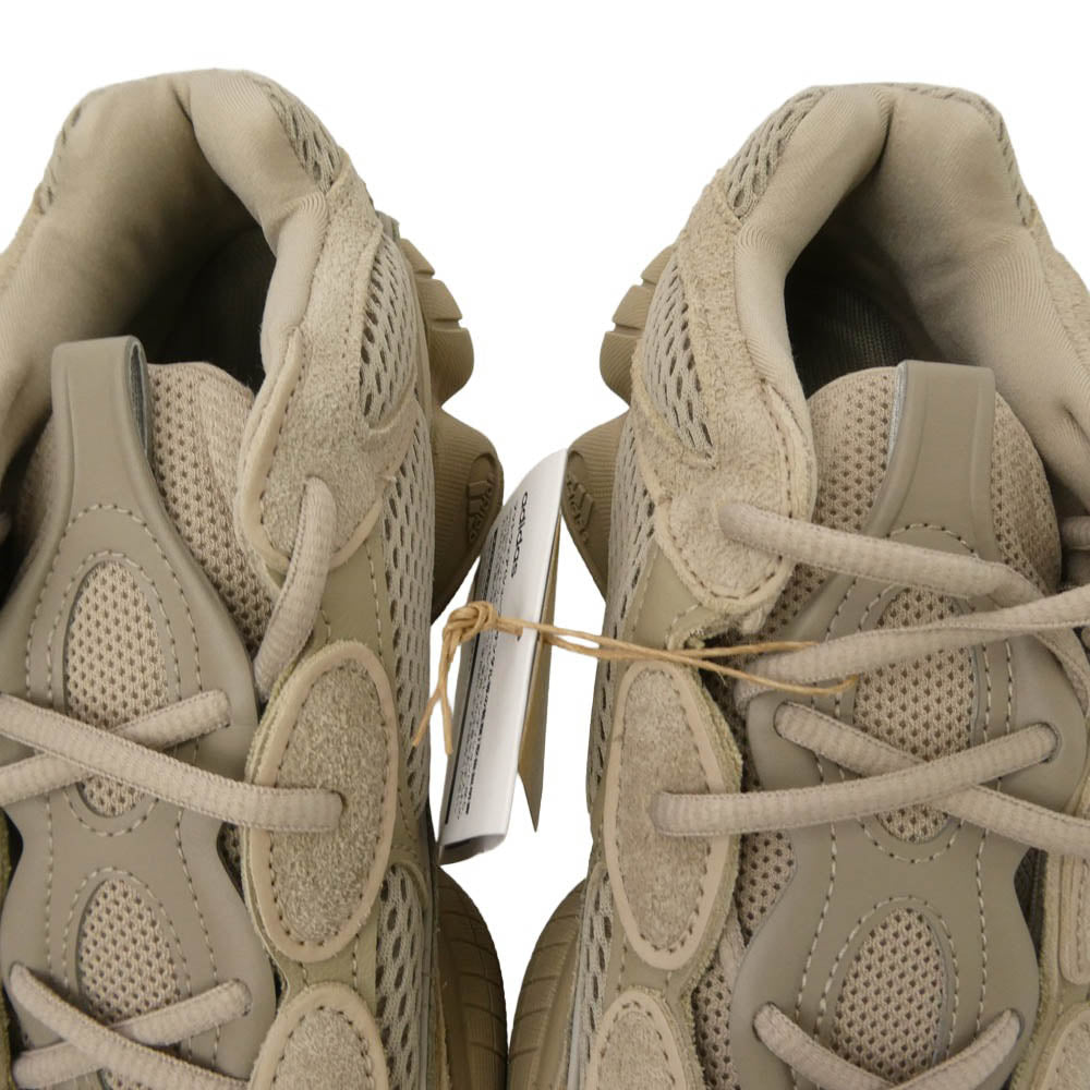adidas アディダス 21SS GX3605 【フェイクバスターズ鑑定済】YEEZY 500 Taupe Light イージー トープライト ローカット スニーカー ベージュ系 26.5cm【新古品】【未使用】【中古】
