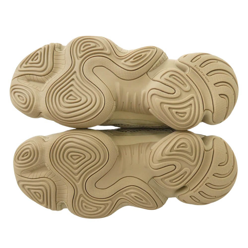 adidas アディダス 21SS GX3605 【フェイクバスターズ鑑定済】YEEZY 500 Taupe Light イージー トープライト ローカット スニーカー ベージュ系 26.5cm【新古品】【未使用】【中古】