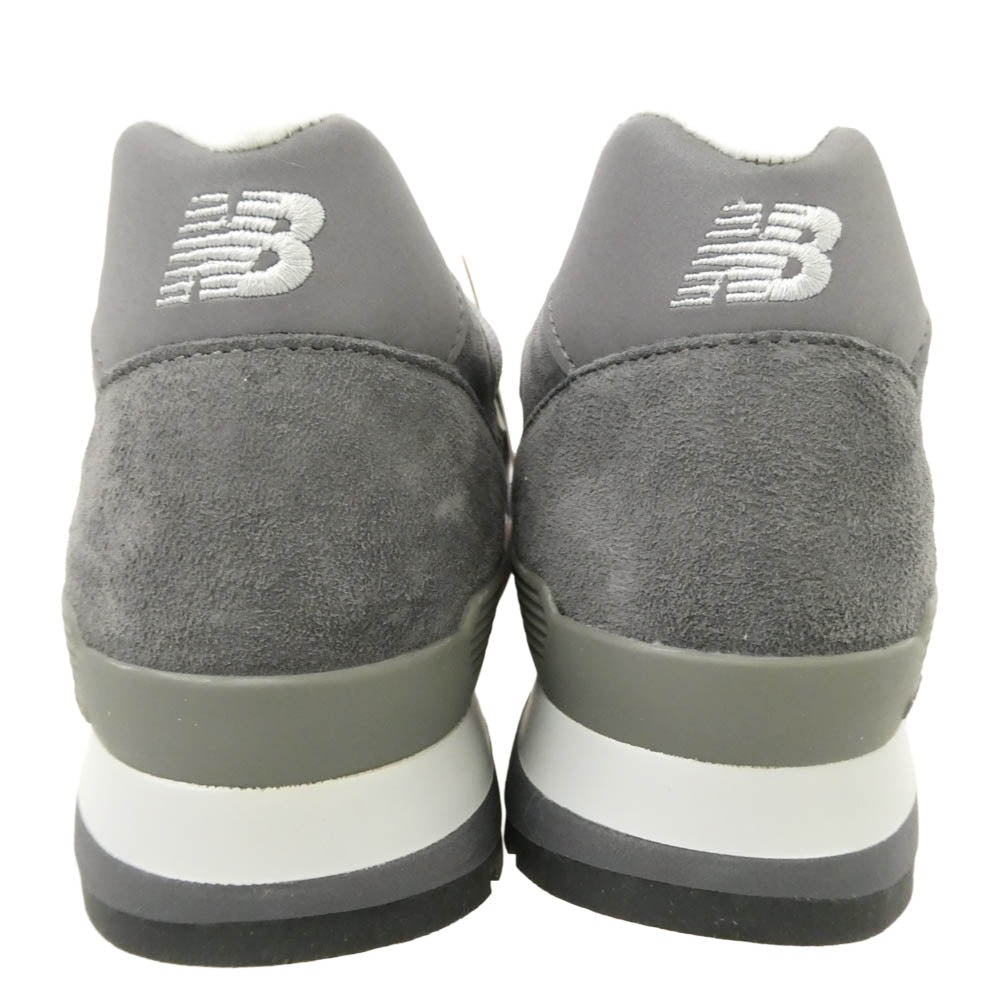 NEW BALANCE ニューバランス M996CGY USA製 グレー ローカット スニーカー チャコール系 グレー系 26cm【新古品】【未使用】【中古】