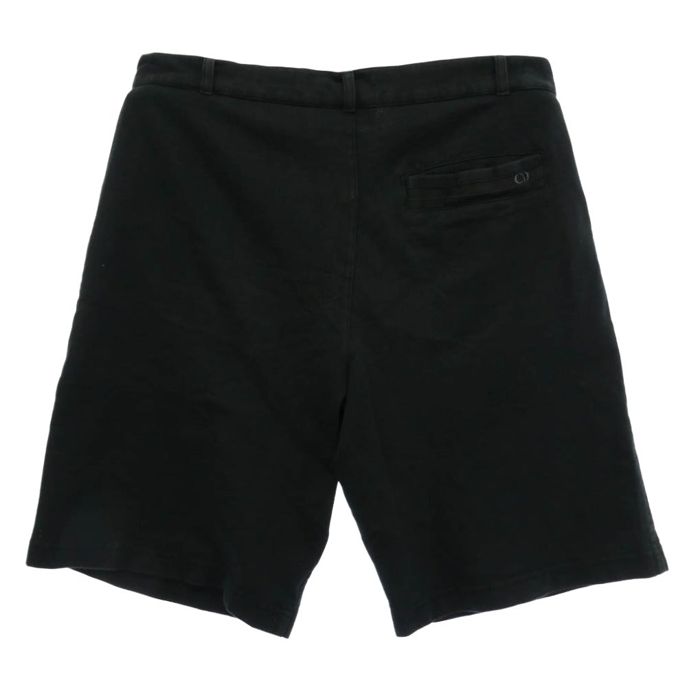 DIOR HOMME ディオールオム コットン ショーツ ハーフ ショート パンツ ブラック系 46【中古】
