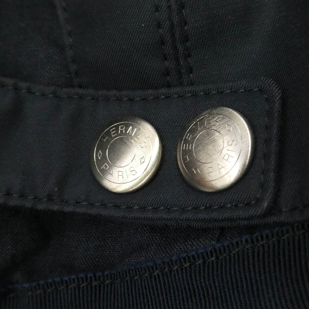 HERMES エルメス H261019N マイルス キャスケット キャップ 帽子 ダークネイビー系 58【中古】