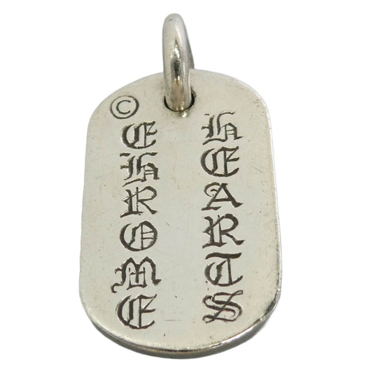 CHROME HEARTS クロムハーツ（原本無） NYC RAISED CEM CRS DOG TAG NYC限定 レイズド セメタリークロス ドッグタグ ペンダント トップ シルバー系【中古】